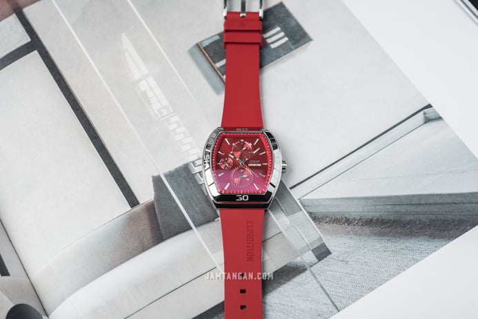 Expedition Ladies E 6800 BF RSSRE Red Dial Red Rubber Strap