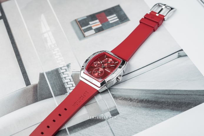 Expedition Ladies E 6800 BF RSSRE Red Dial Red Rubber Strap