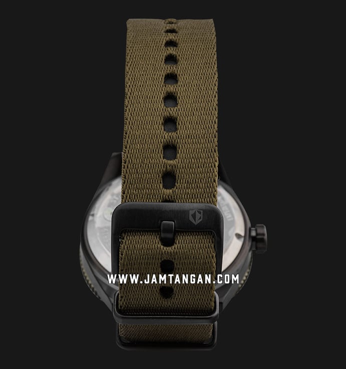 Expedition Automatic E 6819 MA NIPGNGN Water Resistant 200M Men Green Olive Dial Nylon Strap