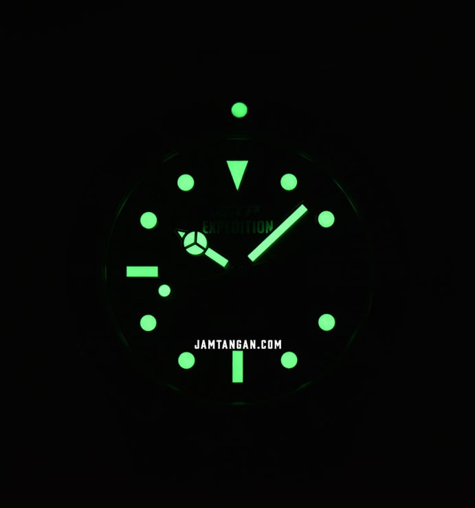 Expedition Automatic E 6851 MA BSSGN Men Green Dial Stainless Steel Strap