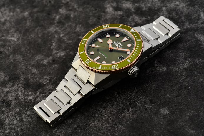 Expedition Automatic E 6851 MA BTRGN Men Green Dial Stainless Steel Strap
