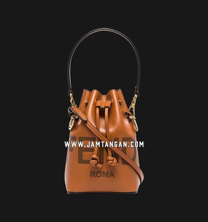 Tas Fendi Mon Tresor Brown Leather Mini Bag