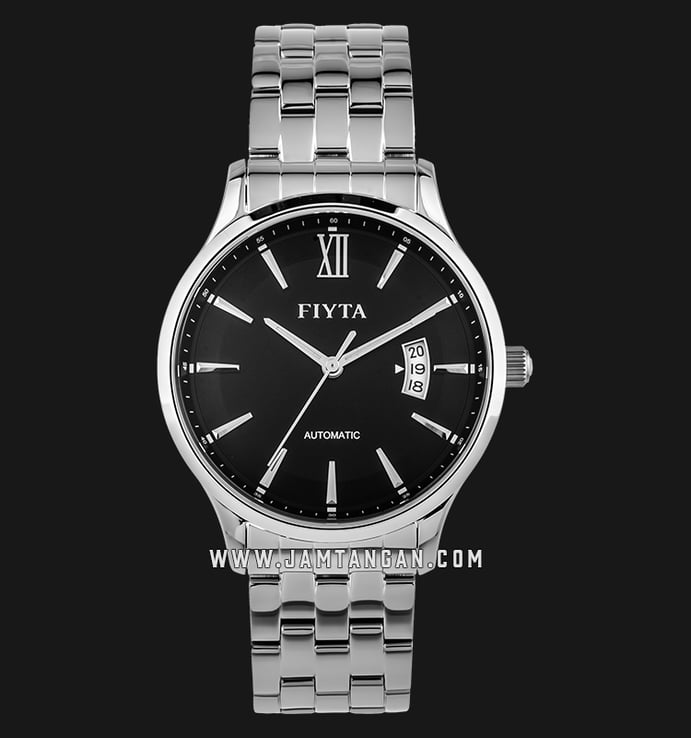 FIYTA Classic GA802012.WBW Automatic Man Black Dial Stainless Steel Strap