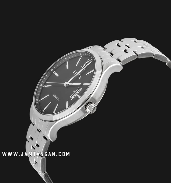 FIYTA Classic GA802012.WBW Automatic Man Black Dial Stainless Steel Strap