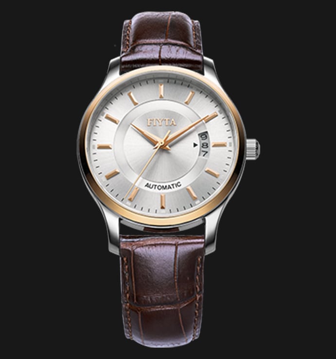  FIYTA Men Classic Brown Leather Strap Automatic Watch GA8426.MWR