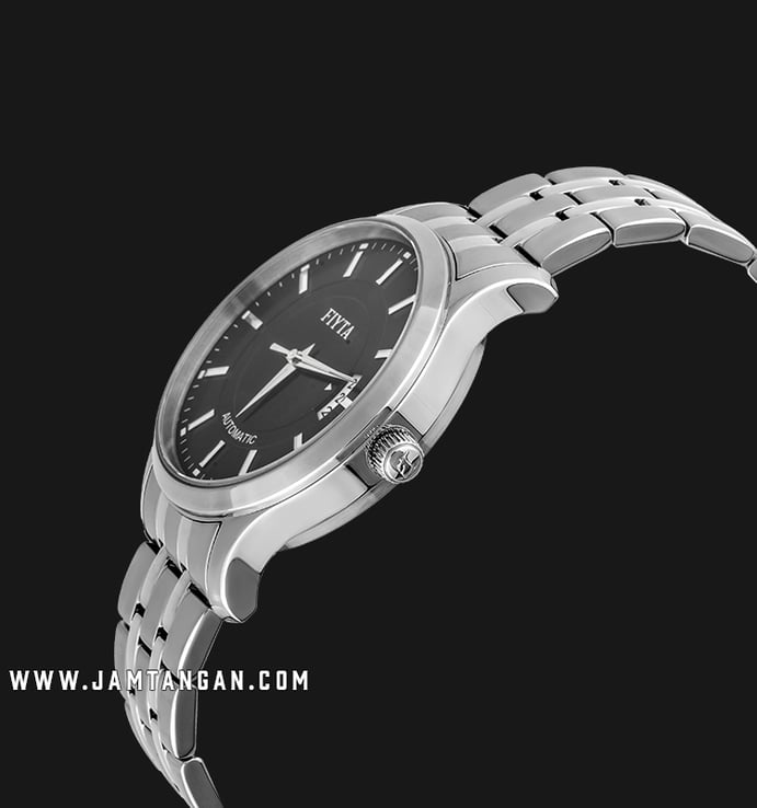 FIYTA Classic GA8426.WBW Automatic Man Black Dial Stainless Steel Strap
