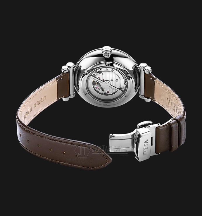 FIYTA Elegance GA850002.WWR Men Indian Series Mechanical Leather Strap Bracelet