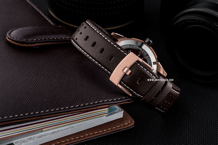 FIYTA Classic GA866002.MBR Extreme Roadster Automatic Man Black Dial Brown Leather Strap