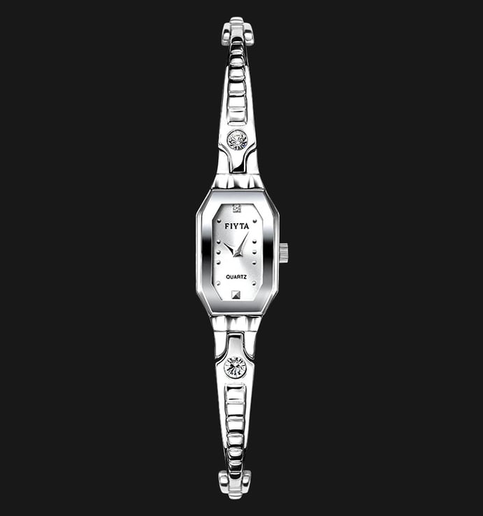 Fiyta Exquisite L501.WWW Silver Dial Series Stainless Steel Strap