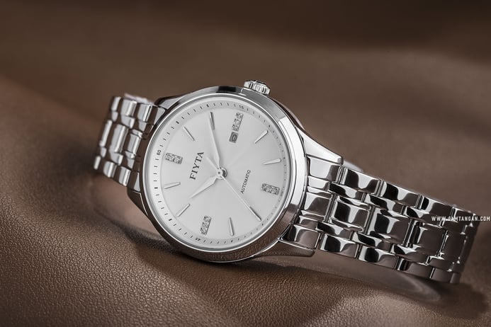 FIYTA Tempting Collection LA520003.WWW Automatic Ladies White Dial Stainless Steel