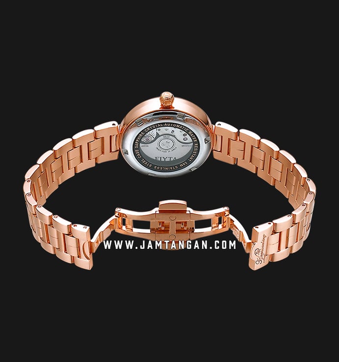 FIYTA Heartouching LA869006.PWPH Automatic Ladies Mother of Pearl Dial Rose Gold Stainless Steel