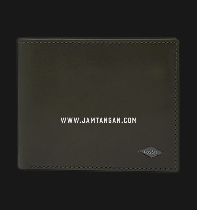 Dompet Pria Fossil Ryan ML4120257 Grey Leather RFID With Flip ID