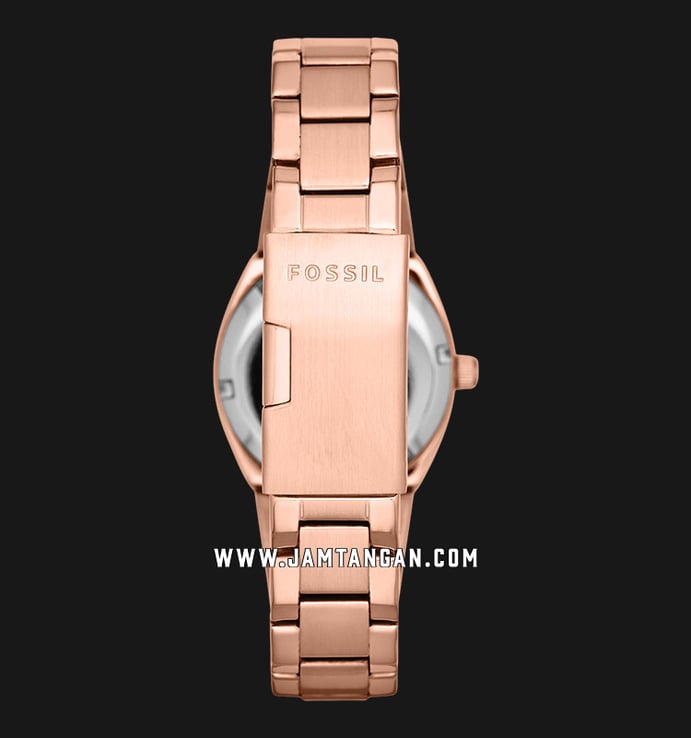 Fossil AM4508 Serena Rose Gold Dial Rose Gold Stainless Steel Strap