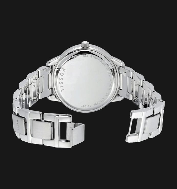 Fossil Jesse ES2362 Ladies Silver Dial Stainless Steel Strap