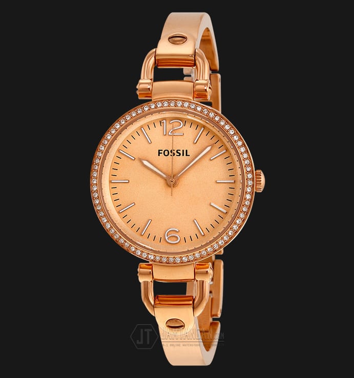 Fossil ES3226 Georgia Rose Tone Stainless Steel Watch