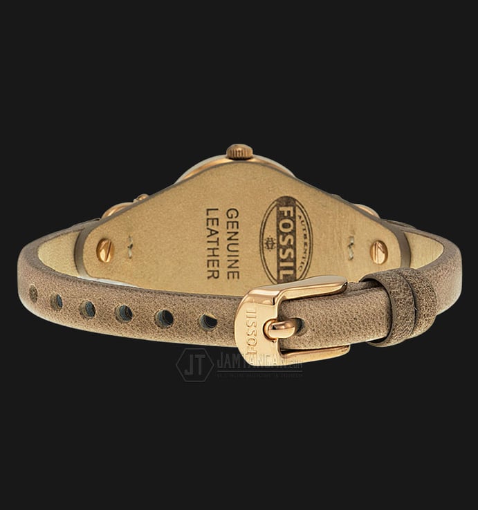 Fossil ES3262 Georgia Mini Sand Leather Strap Watch