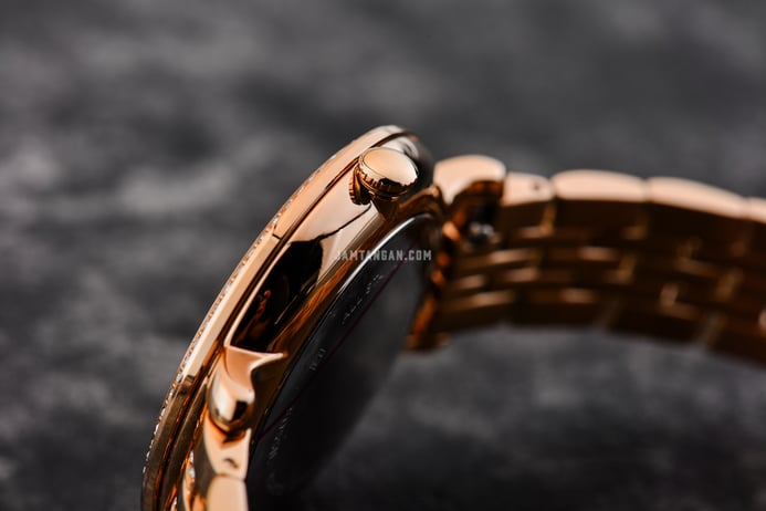 Fossil Jacqueline ES3546 Ladies Rose Gold Dial Rose Gold Stainless Steel Strap