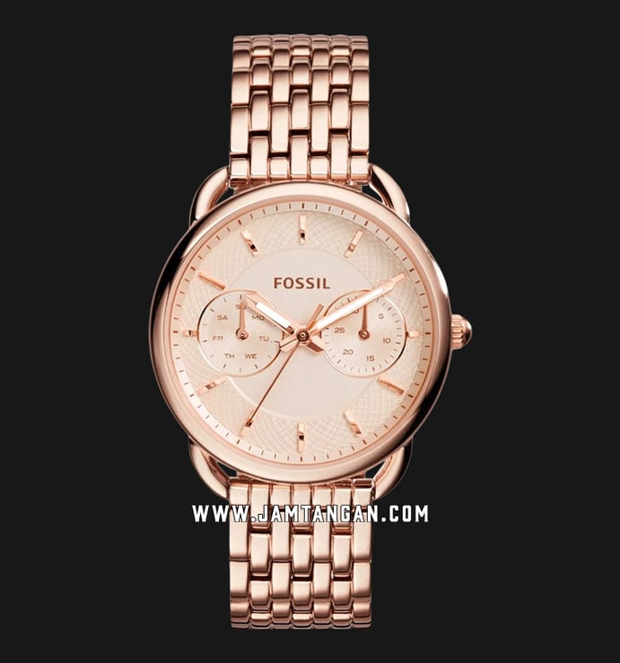 Fossil ES3713 Tailor Multifunction Rose Tone Stainless Steel