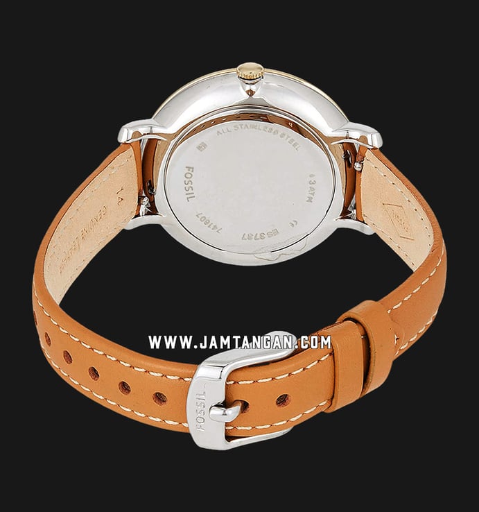 Fossil ES3737 Jacqueline Tan Leather Watch