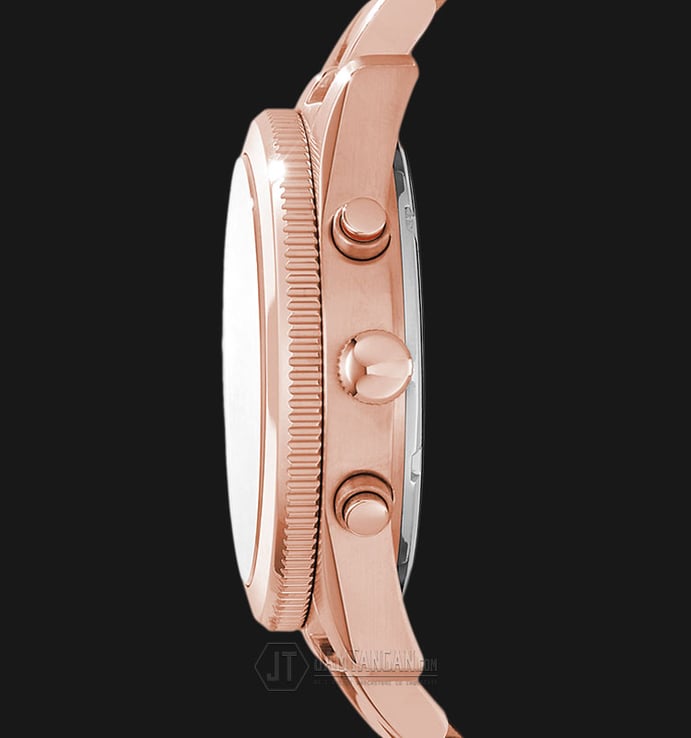 Fossil ES3885 Ladies Perfect Boyfriend Multfunction Rose Gold Dial Rose Gold Stainless Steel Strap