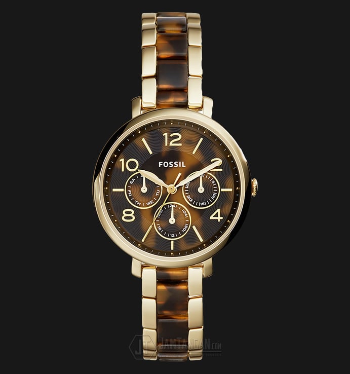 Fossil ES3925 Jacqueline Gold-tone Stainless Steel Tortoise