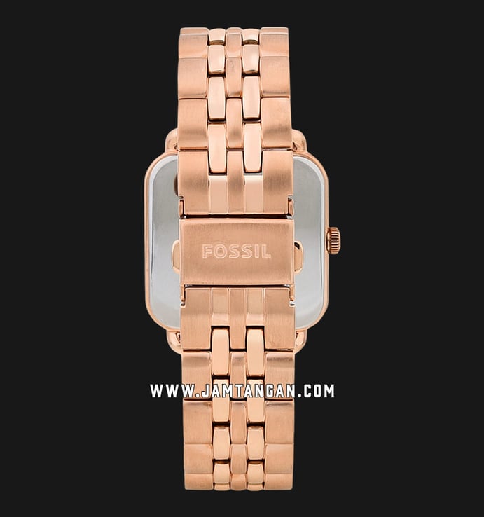 Fossil ES4269 Micah Ladies White Mother of Pearl Dial Rose Gold Stainless Steel Strap