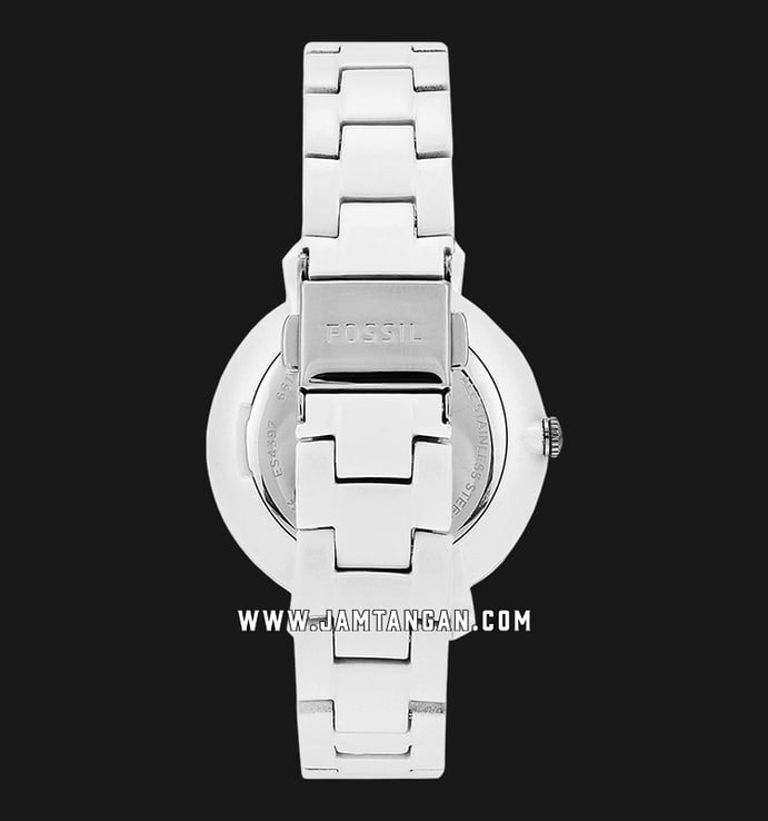 Fossil ES4397 Jacqueline White Dial Stainless Steel 
