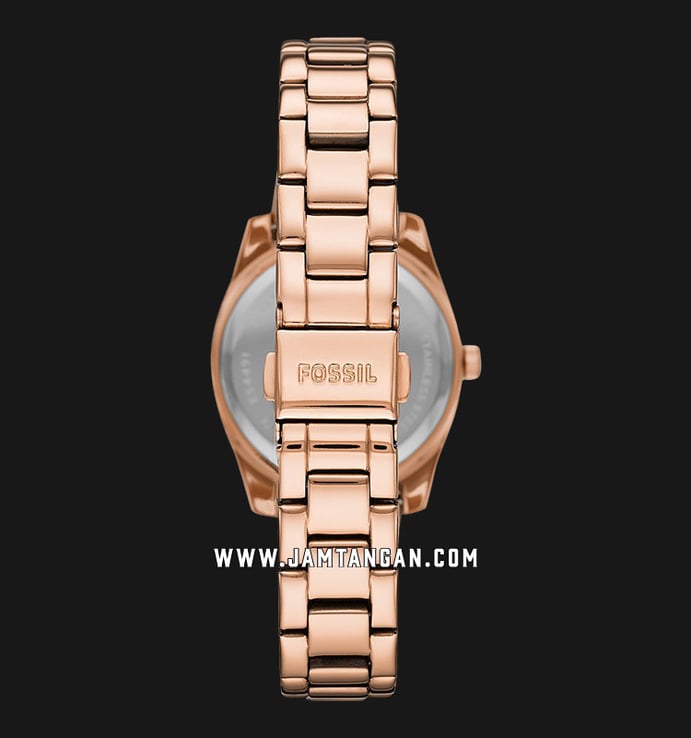 Fossil Scarlette ES4491 Rose Gold Dial Rose Gold Stainless Steel