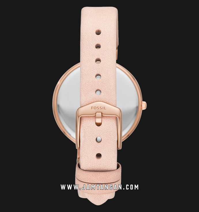Fossil ES4537 Madeline Ladies White Mother of Pearl Dial Blush Leather Strap