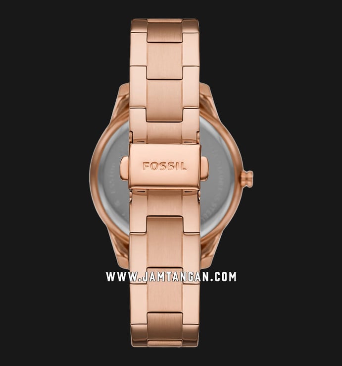 Fossil Stella ES5106 Sport Rose Gold Dial Rose Gold Stainless Steel Strap