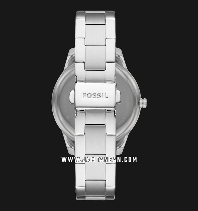 Fossil Stella ES5108 Sport Silver Dial Stainless Steel Strap