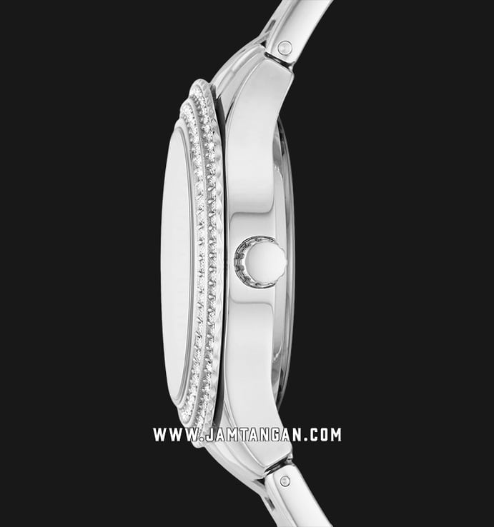 Fossil Stella ES5137 Ladies Mother Of Pearl Dial Stainless Steel Strap