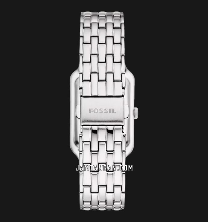 Fossil Raquel ES5306 Ladies White Mother Of Pearl Dial Stainless Steel Strap