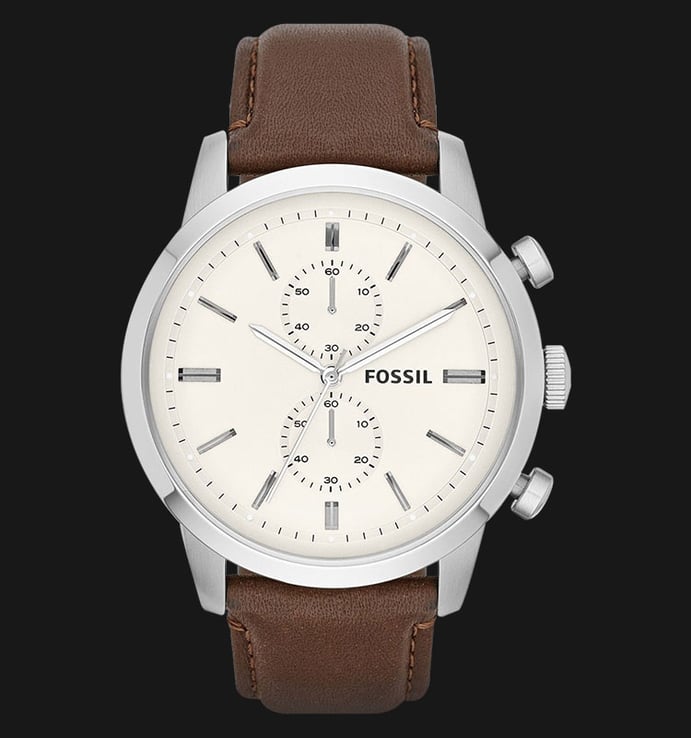 Fossil FS4865 Townsman Chronograph Brown Leather Strap