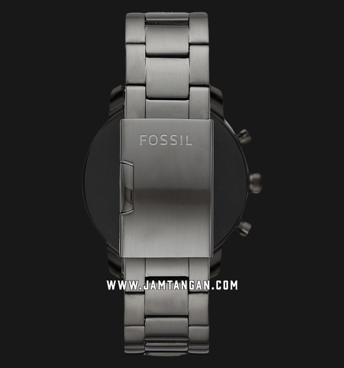 Fossil Gen 4 Explorist HR FTW4012 Smartwatch Men Digital Dial Gunmetal Stainless Steel Strap