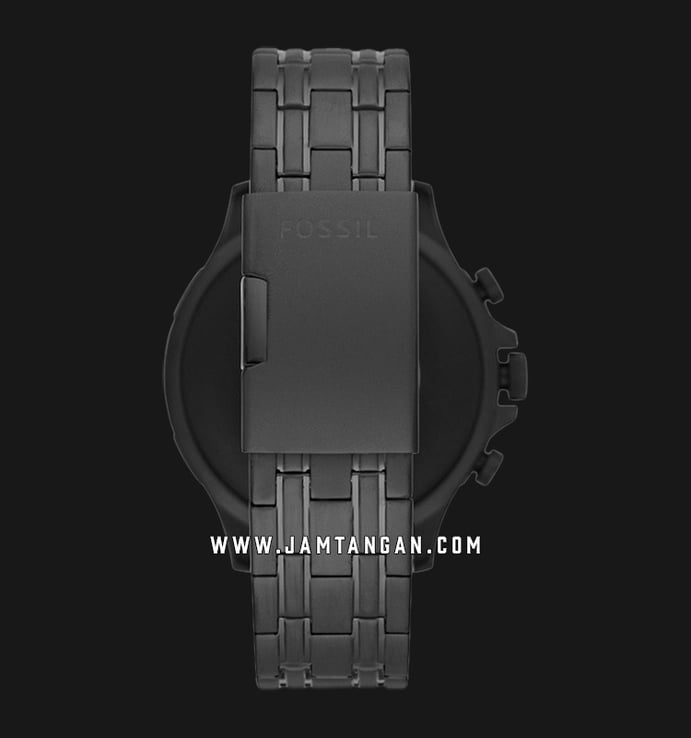Fossil Garret HR FTW4038 Gen 5 Smartwatch Men Digital Dial Black Stainless Steel Strap