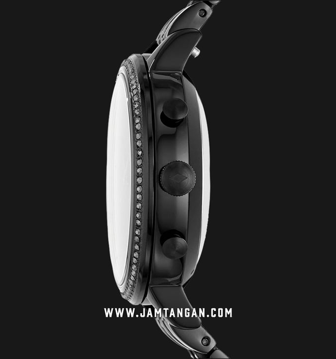 Fossil Jacqueline Hybrid Smartwatch FTW5037 Ladies Black Dial Black Stainless Steel Strap