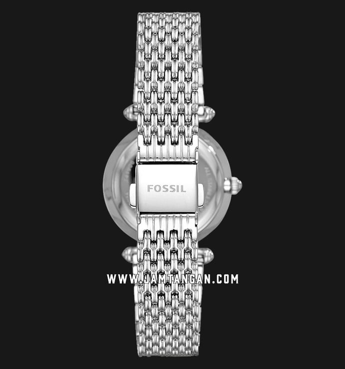 Fossil Lyric LE1073 Ladies Limited Edition Silver Dial Stainless Steel Strap