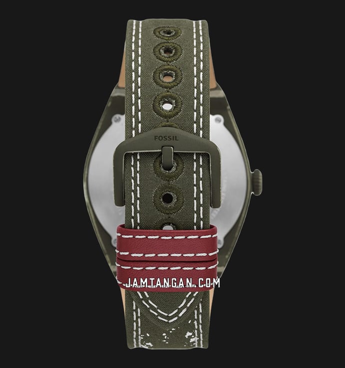 Fossil X Star Wars LE1173SET Boba Fett™ Automatic Olive Ventile Fabric Strap Limited Edition