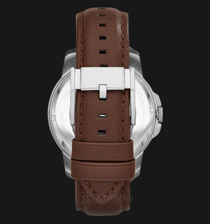 Fossil ME3052 Grant Cream Dial Brown Leather Strap Watch