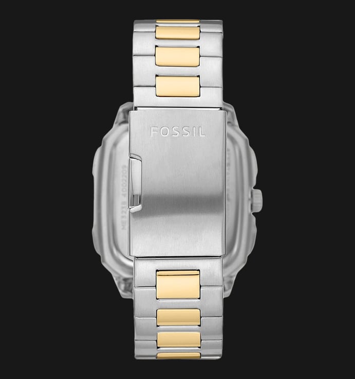 Fossil Inscription ME3237 Automatic Open Heart Dial Dual Tone Stainless Steel Strap