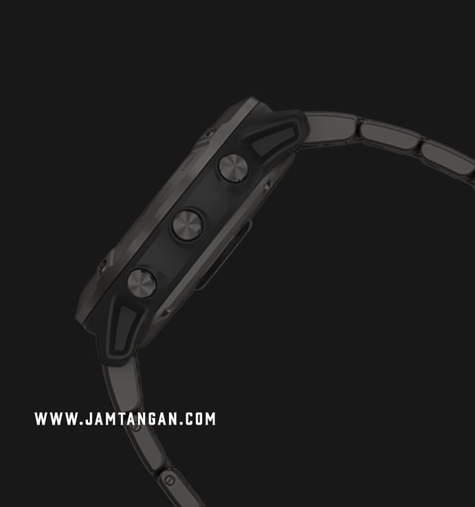 Garmin Fenix 6X Pro 010-02157-5F Smartwatch Solar Digital Dial Black Titanium Strap
