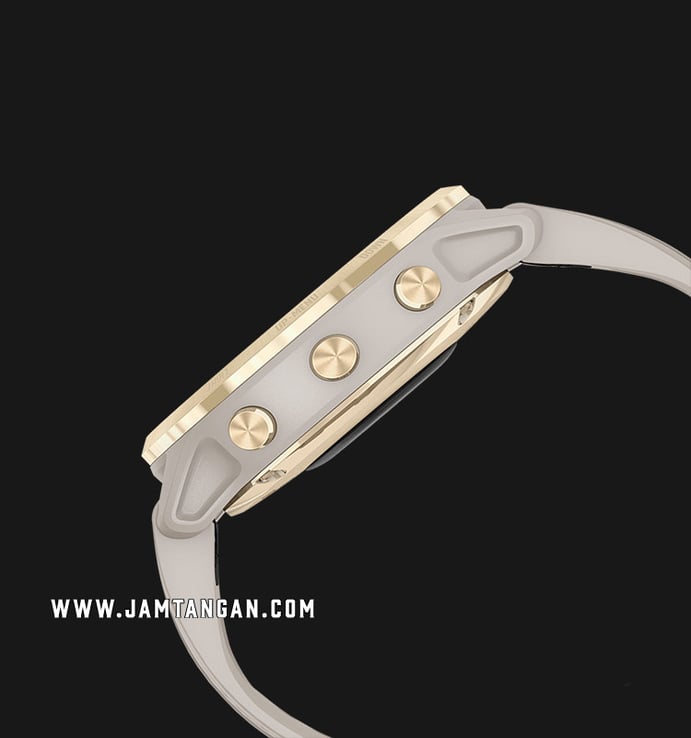 Garmin Fenix 6S Pro 010-02409-24 Smartwatch Solar Digital Dial Light Sand Rubber Strap