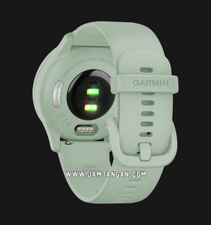 Garmin Vivomove Sport 010-02566-53 Smartwatch Digital Dial Cool Mint Silicone Strap