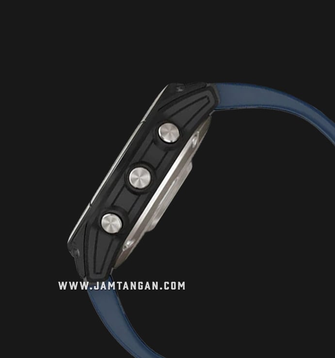 Garmin Quatix 7 010-02582-67 Smartwatch Digital Dial Dark Blue Rubber Strap
