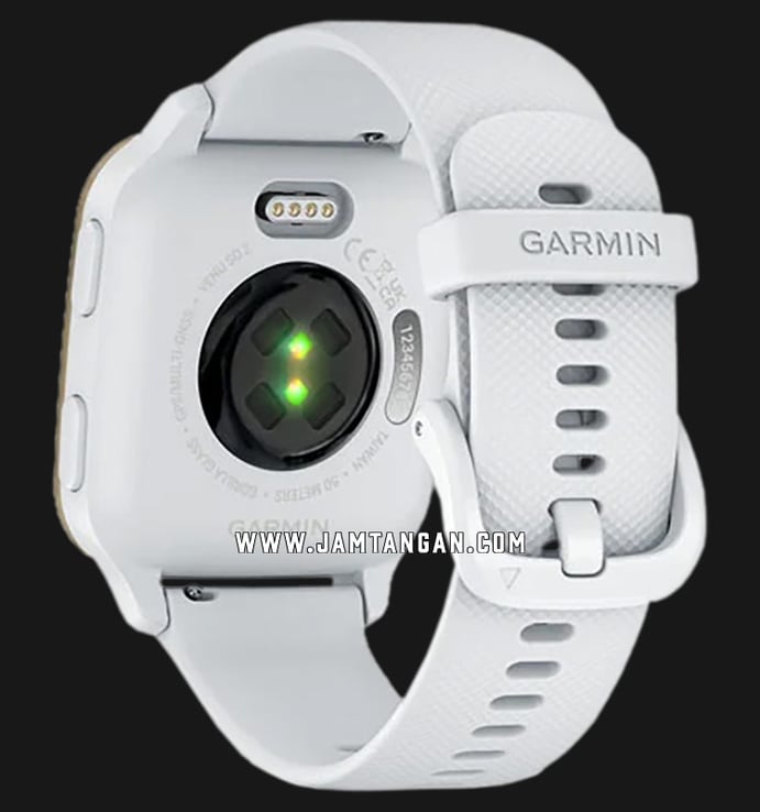 Garmin Venu Sq 2 010-02701-81 Smartwatch Digital Dial White Cream Rubber Strap