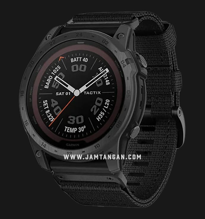 Garmin Tactix 7 010-02704-33 Smartwatch Solar Pro Edition Digital Dial Black Nylon Strap