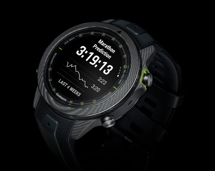 Garmin MARQ Athlete 010-02722-B3 Smartwatch Gen 2 Carbon Edition Digital Dial Black Rubber Strap