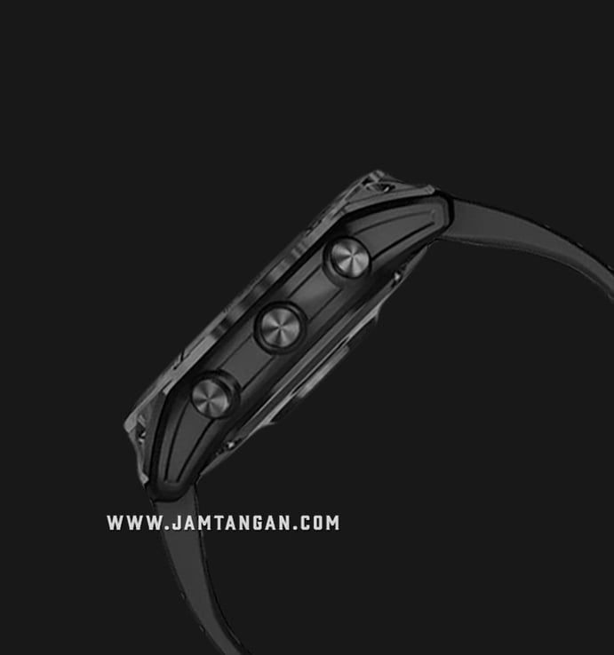 Garmin Fenix 7X Pro 010-02778-54 Smartwatch Sapphire Solar Edition Digital Dial Black Silicone Strap