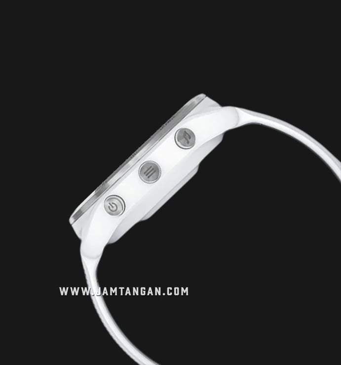Garmin Forerunner 965 010-02809-81 Smartwatch Titanium Digital Dial Whitestone Silicone Strap